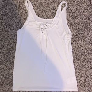 A medium lace up tank top from America eagle